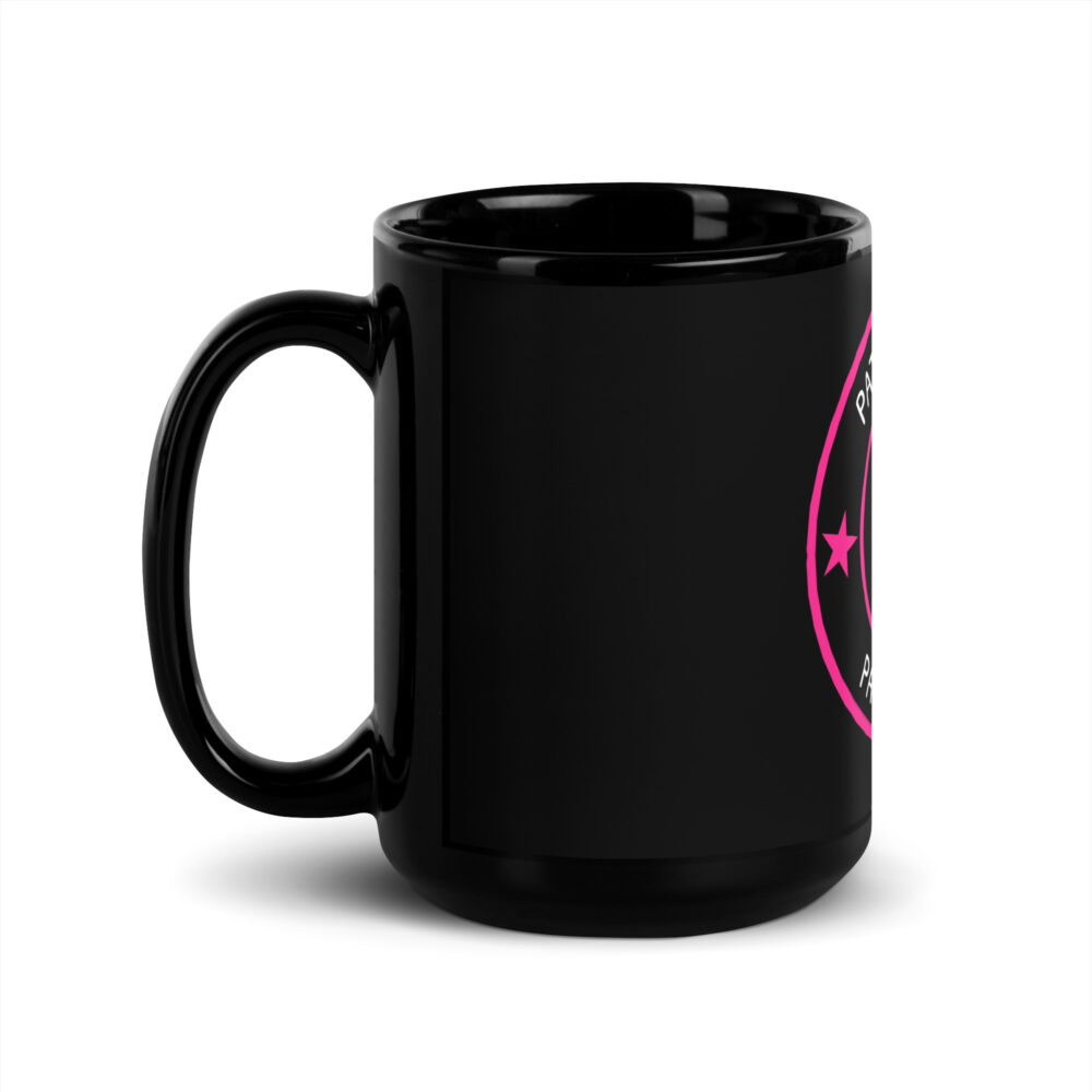 PATCHY ICON BLACK GLOSSY MUG - Image 4