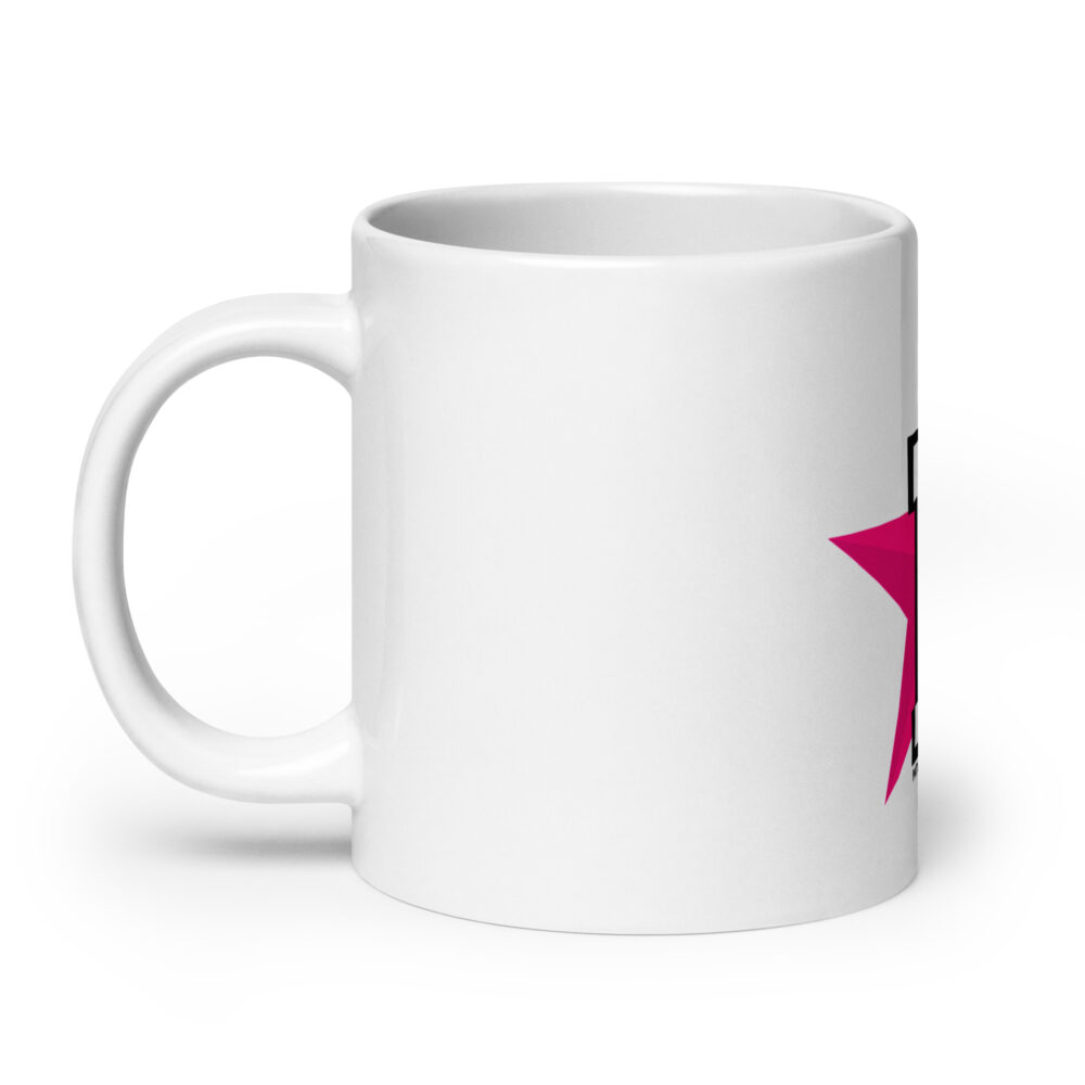 PATCHY STAR WHITE GLOSSY MUG - Image 8