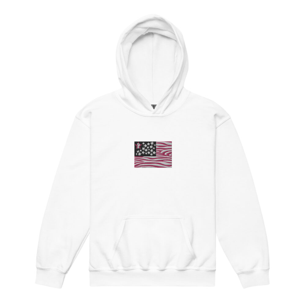 PATCHY FLAG YOUTH HEAVY BLEND HOODIE - Image 4