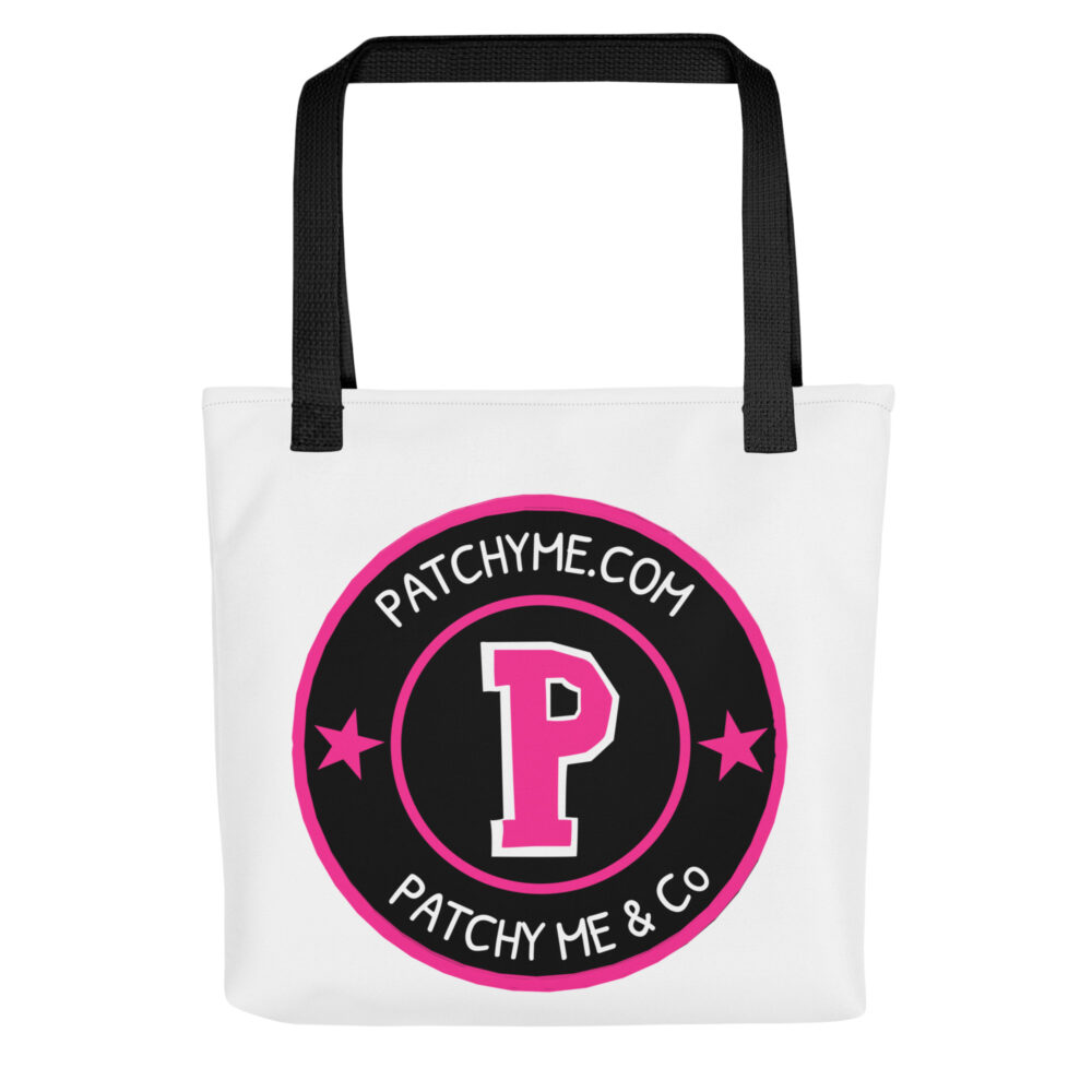 PATCHY ICON WHITE TOTE BAG - Image 2