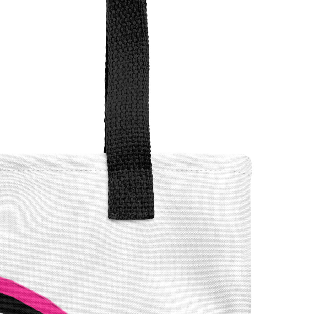 PATCHY ICON WHITE TOTE BAG - Image 4